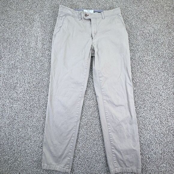 Brax Feel Good Style Evans Chino Pants Men's 32x30 Gray Stretch Flat Regular Fit - Picture 1 of 8